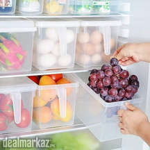 Plastic Refrigerator Fruit Vegetable Basket for Kitchen Dining Table P