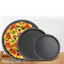 Pack of 3 Pizza Pan Set 6,8,10 inch Round Shallow Crisper Trays