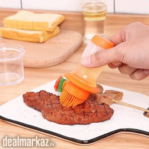 Oil Spreader Oil Bottle with Silicone Brush Honey Brushes Cooking BBQ