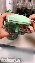 Simple Kitchen Mini Speedy Chopper: Manual Hand Pull Mini Turbo Cutter