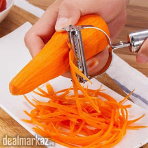 2 in 1 Stainless Steel Double Julienne and Vegetable Peeler