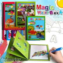 Magic Water Drawing Book with pen for kids Reusable