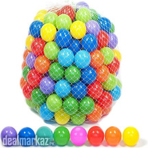 50 Soft Plastic Mini Balls w/ 8 Vibrant Colors