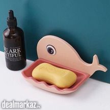 Whale Shape Wall Mounted Soap Tray Whale Sponge Holder