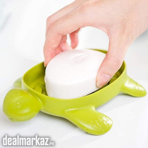 Turtle Soap Dish Bathroom Storage Non Slip Soap Holder