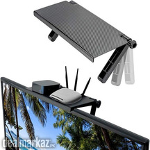 TV Screen Top Shelf Monitor Holder Foldable Black Display Holder