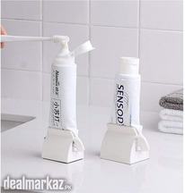 Rolling Tube Toothpaste Holder Stand Bathroom Organizer