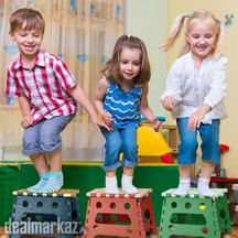 Kids Folding Step Stool for Toddlers Plastic Nonslip Foldable