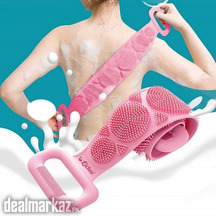 Double Side Brush Belt Silicone Body Back Scrubber