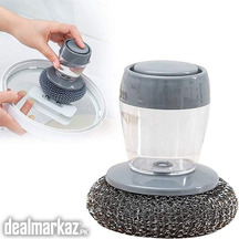 2 in 1 Soap Dispensing Palm Brush Multifunctional Cleaning Dish Brush