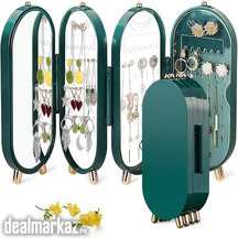 Jewelry Storage Box for Women Foldable Acrylic Jewelry Display Stand