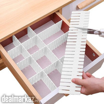 Adjustable Diy Storage Organizer Separator for Tidying Clutter