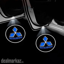 Mitsubhsi Car Door Shadow LED Logo Projector 1 Pair