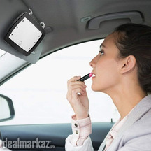 Car Sun Visor Vanity Cosmetic Mirror LED and Touchscreen