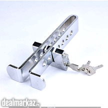 Stainless Steel 7 Holes Brake Clutch Pedal Lock Vehicle