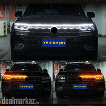 Hood Light Strip Flexible DRL Daytime Running Headlight