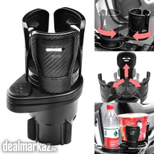 360 Degree 2 in 1 Car Cup Holder Expander Adapter Vehicle Mounted Auto