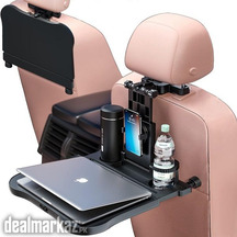 Car Backseat Tray Table Foldable Laptop Desk for Car Travel with Phone