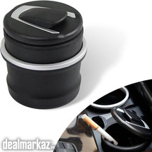 Car Ashtray with Lid Mini Detachable Auto Ashtray Portable Smokeless C