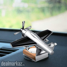 Aeroplane Aircraft Shaped Solar Powered Rotating Fan Car Air Freshener