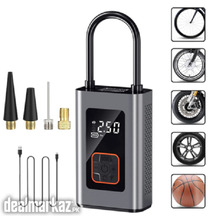 3 IN 1 Portable Electric Air Compressor Power Bank with LED Light