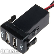 2 Port Rapid USB Car Charger for Cellphone MP3 Camera Charger for Toyo