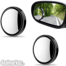 2 Pack Blind Spot Car Mirror 2 Inch Angle Adjustable HD Glass Round Ca