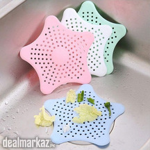Silicone Star Shaped Sink Bathroom Hair Catcher, Drain Strainers Cover