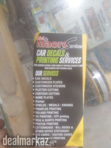 Car decal and printing services
