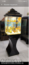Wooden aquarium