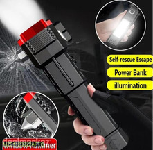 Rechargeable Flashlight | 8 in 1 | For Surrivaval , Camping and Homel