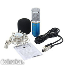BTSKY™BM-800 Condenser Sound Recording Microphone + Mic Shock Mount, I