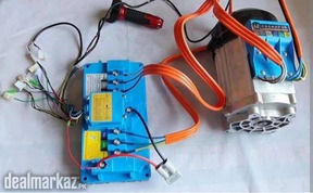 8KW DATAI PMSM DC Brushless Electric Car Six Phase Motor Kit