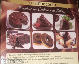 Dark Chocolate for Kids and Baking,Brown Slab,1 kg