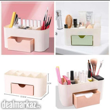 plastic makeup organizer make up brush storage box