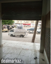 Rent Shop with Extra front space Main Commrcial Road Gulzar e hijri