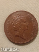 Rare Elizabeth 2 Pence coin (1997) For sell
