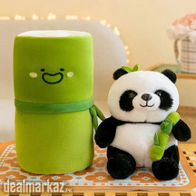 35cm Kawaii bamboo panda plushie soft hugging pillow