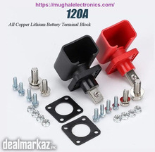 Lithium Battery Power Terminal All-Copper Quick Connector Pair 120A