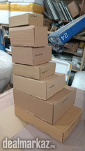 Shipping boxes for mobile parts