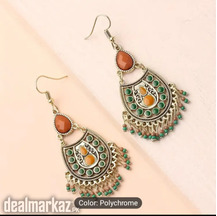 Geometric Beaded Earrings