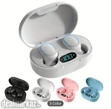 Wireless In-Ear Headphones with Digital LED Display