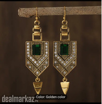 Inlaid Dangle Earrings