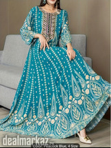 Bohemian Embroidered Maxi Dress with Waistband