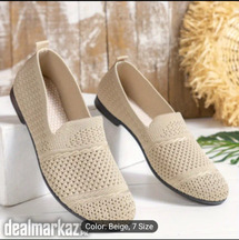 Breathable Knit Slip-On Loafers