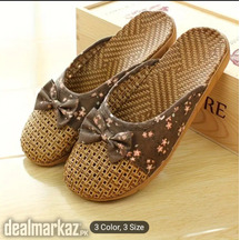 Women's Summer Straw Slippers