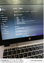 HP elite book Core i7 7th generation 10/8 condition 8/256gb SSD hard