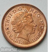Elizabeth coin 2001