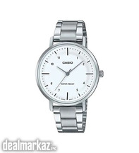 Casio LTP-VT01D-4B Women's Minimalistic Stainless Steel Peach Dial Ana