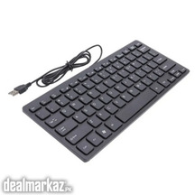 Full-Size Wired Keyboard with Quiet Keys and Durable Design